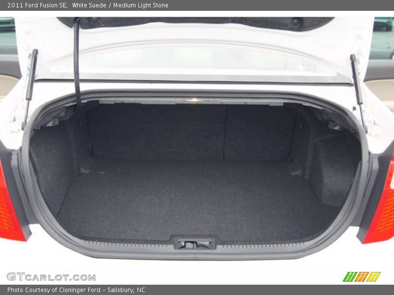White Suede / Medium Light Stone 2011 Ford Fusion SE