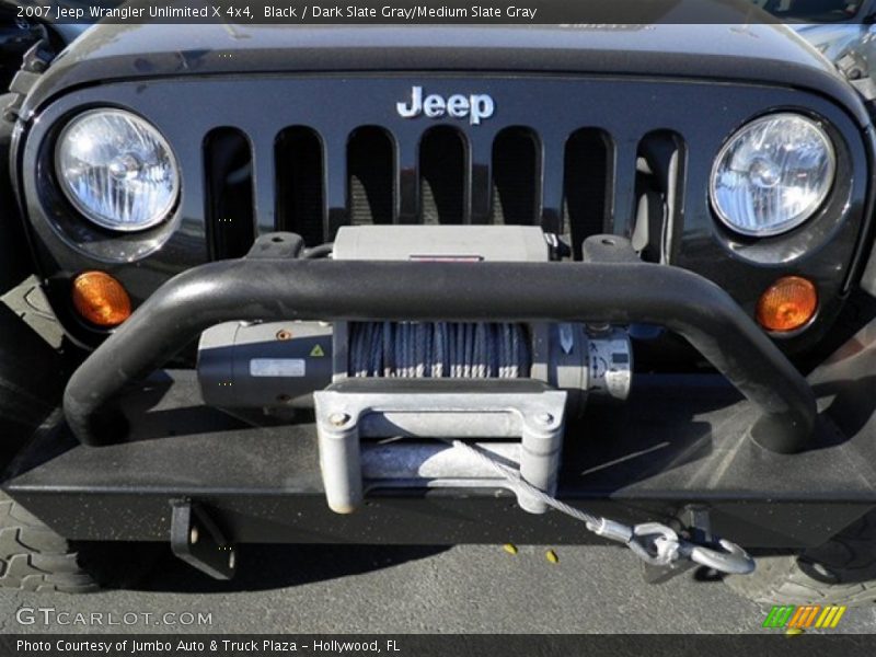 Black / Dark Slate Gray/Medium Slate Gray 2007 Jeep Wrangler Unlimited X 4x4