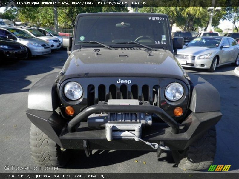 Black / Dark Slate Gray/Medium Slate Gray 2007 Jeep Wrangler Unlimited X 4x4