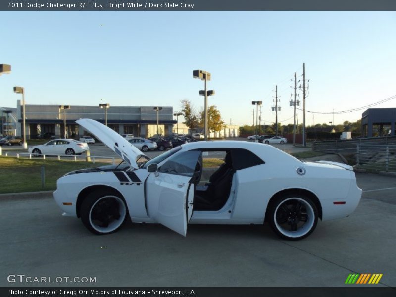 Bright White / Dark Slate Gray 2011 Dodge Challenger R/T Plus