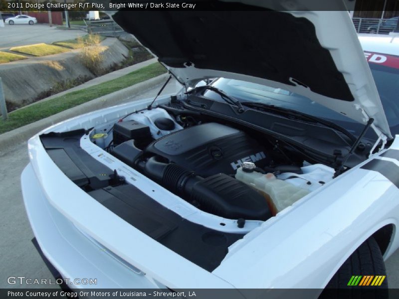 Bright White / Dark Slate Gray 2011 Dodge Challenger R/T Plus