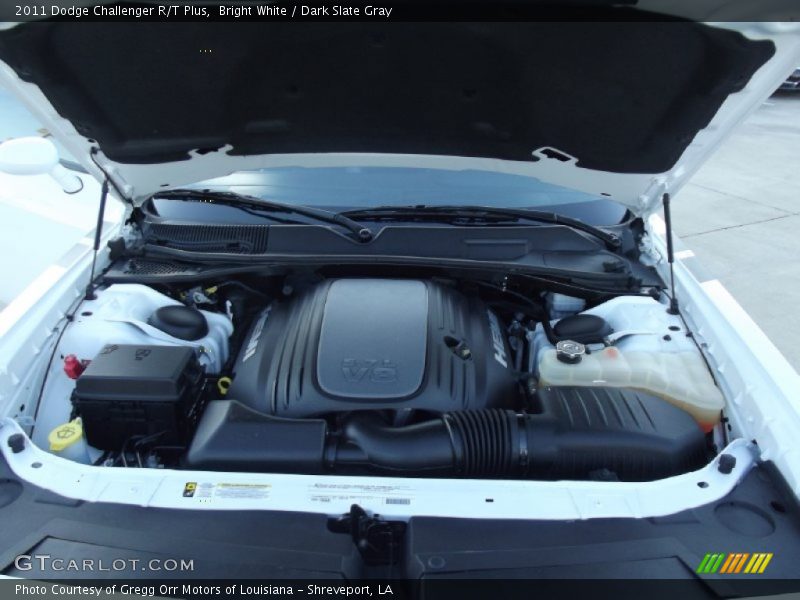 Bright White / Dark Slate Gray 2011 Dodge Challenger R/T Plus