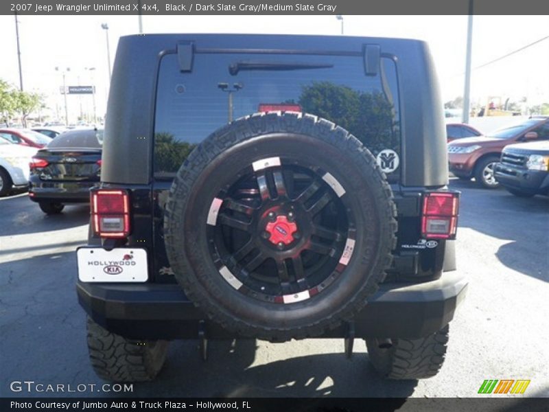 Black / Dark Slate Gray/Medium Slate Gray 2007 Jeep Wrangler Unlimited X 4x4