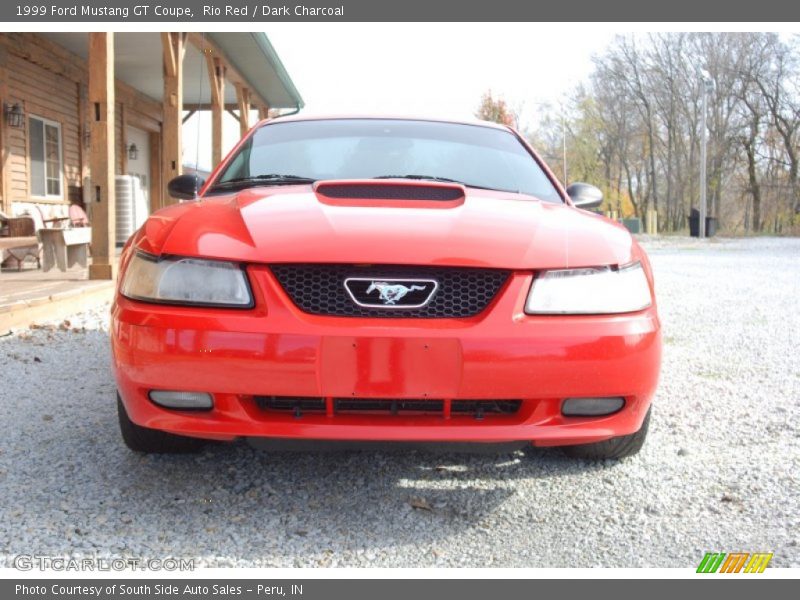 Rio Red / Dark Charcoal 1999 Ford Mustang GT Coupe