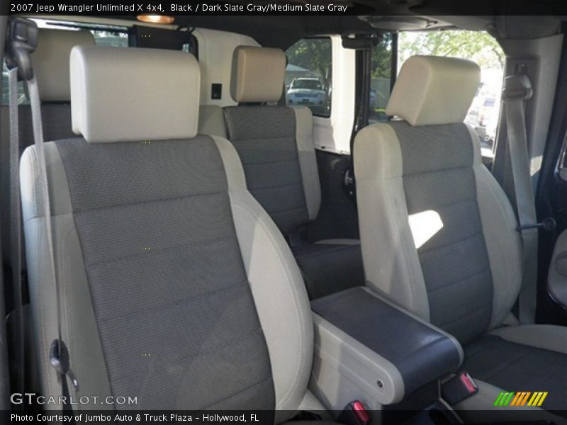 Black / Dark Slate Gray/Medium Slate Gray 2007 Jeep Wrangler Unlimited X 4x4