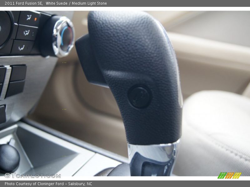 White Suede / Medium Light Stone 2011 Ford Fusion SE