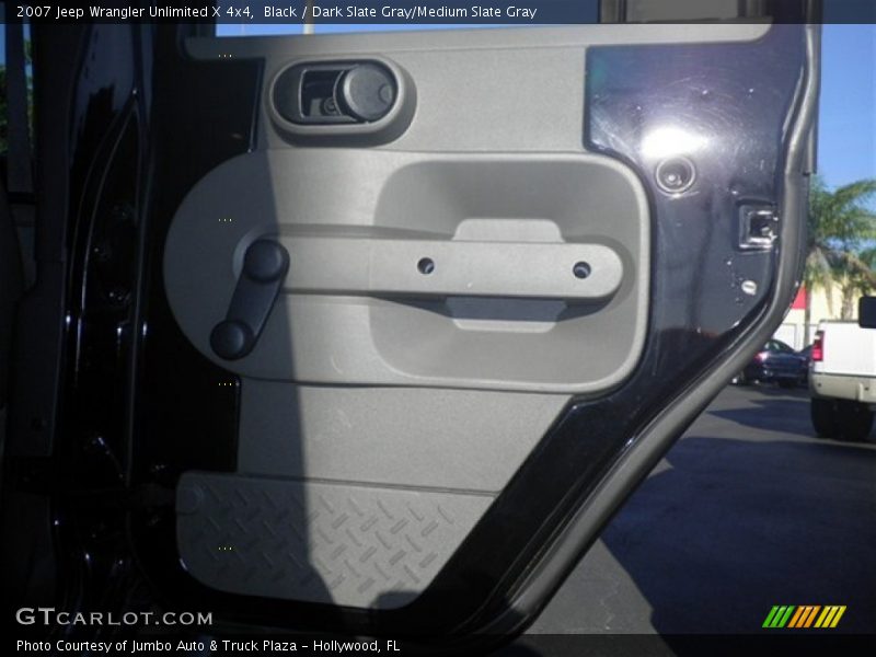 Black / Dark Slate Gray/Medium Slate Gray 2007 Jeep Wrangler Unlimited X 4x4