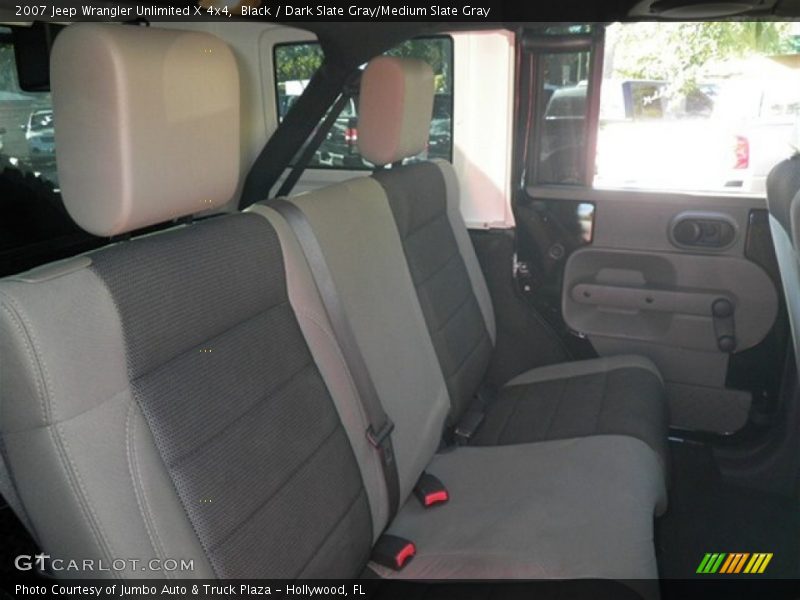 Black / Dark Slate Gray/Medium Slate Gray 2007 Jeep Wrangler Unlimited X 4x4
