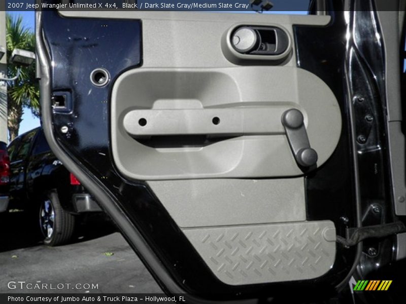 Black / Dark Slate Gray/Medium Slate Gray 2007 Jeep Wrangler Unlimited X 4x4