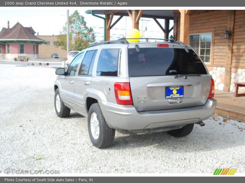 Silverstone Metallic / Agate 2000 Jeep Grand Cherokee Limited 4x4