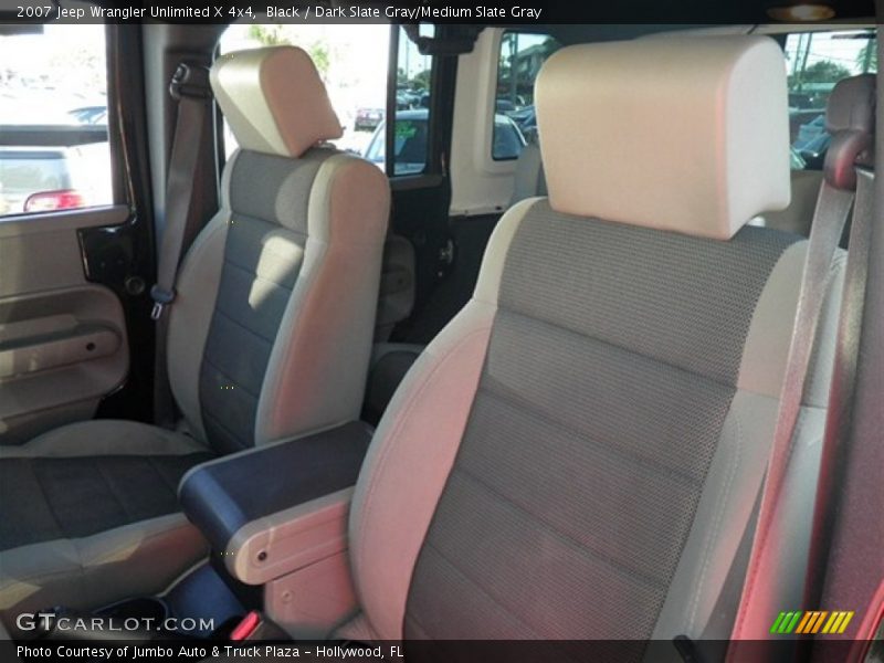 Black / Dark Slate Gray/Medium Slate Gray 2007 Jeep Wrangler Unlimited X 4x4