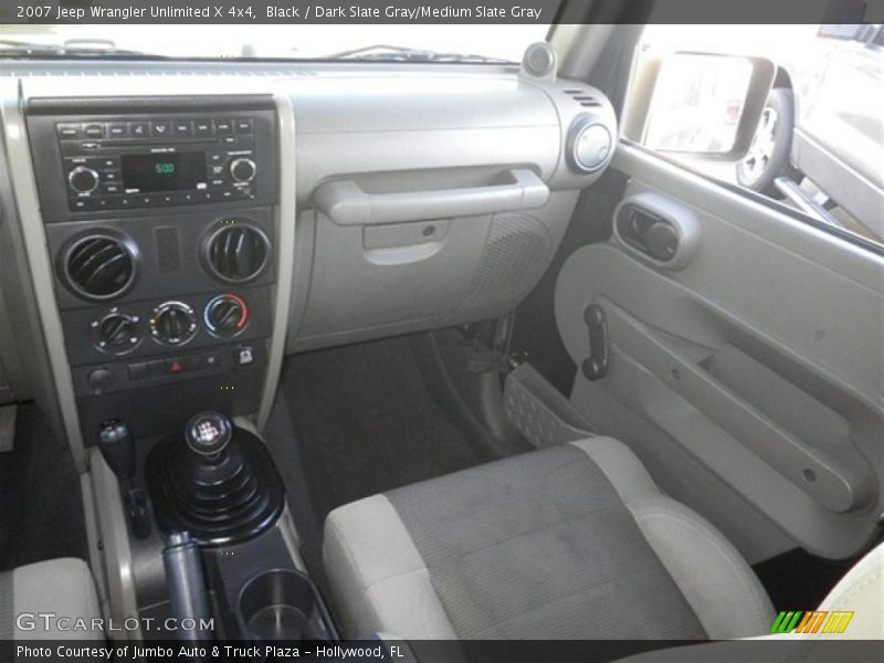 Black / Dark Slate Gray/Medium Slate Gray 2007 Jeep Wrangler Unlimited X 4x4