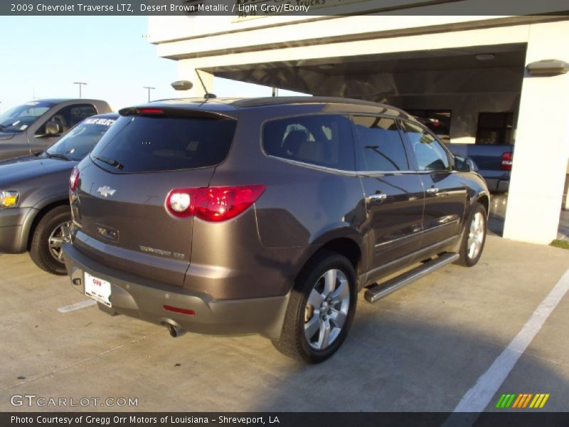 Desert Brown Metallic / Light Gray/Ebony 2009 Chevrolet Traverse LTZ