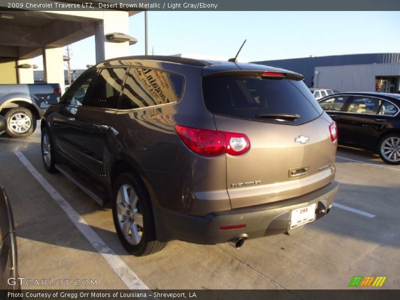 Desert Brown Metallic / Light Gray/Ebony 2009 Chevrolet Traverse LTZ