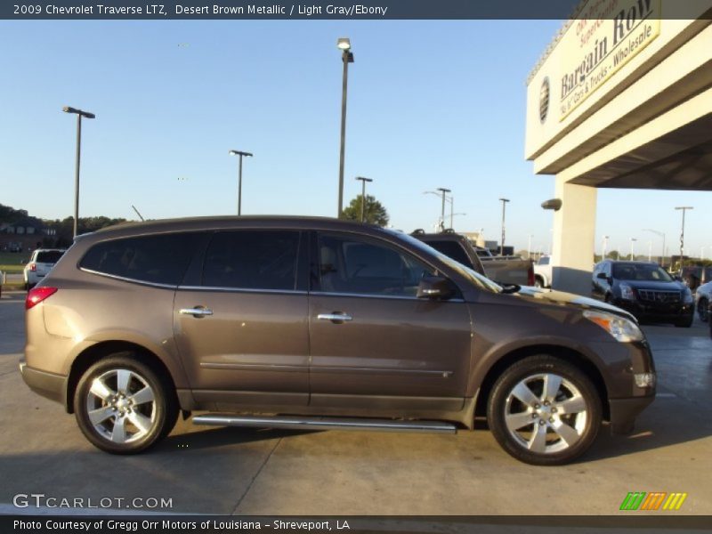 Desert Brown Metallic / Light Gray/Ebony 2009 Chevrolet Traverse LTZ