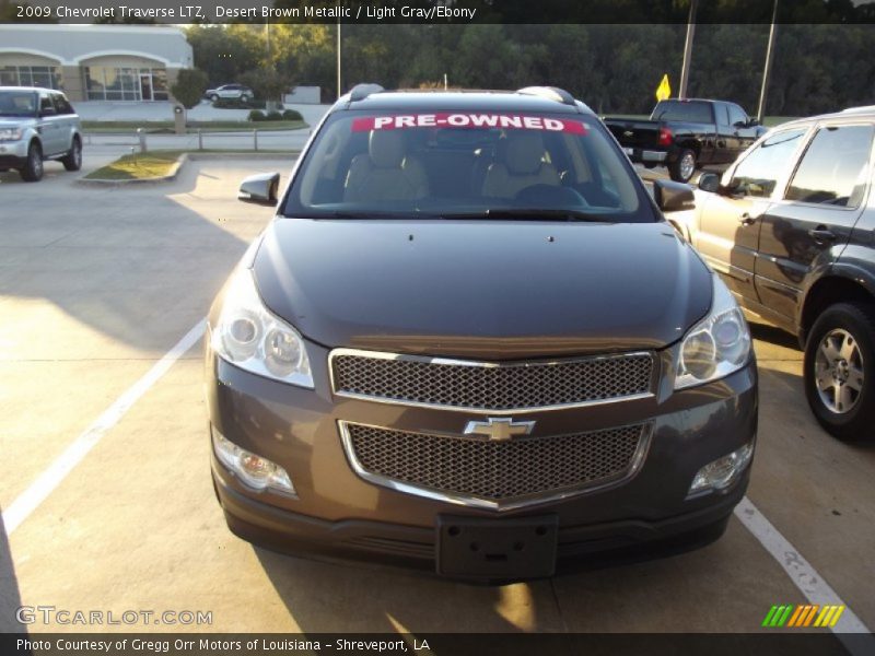 Desert Brown Metallic / Light Gray/Ebony 2009 Chevrolet Traverse LTZ