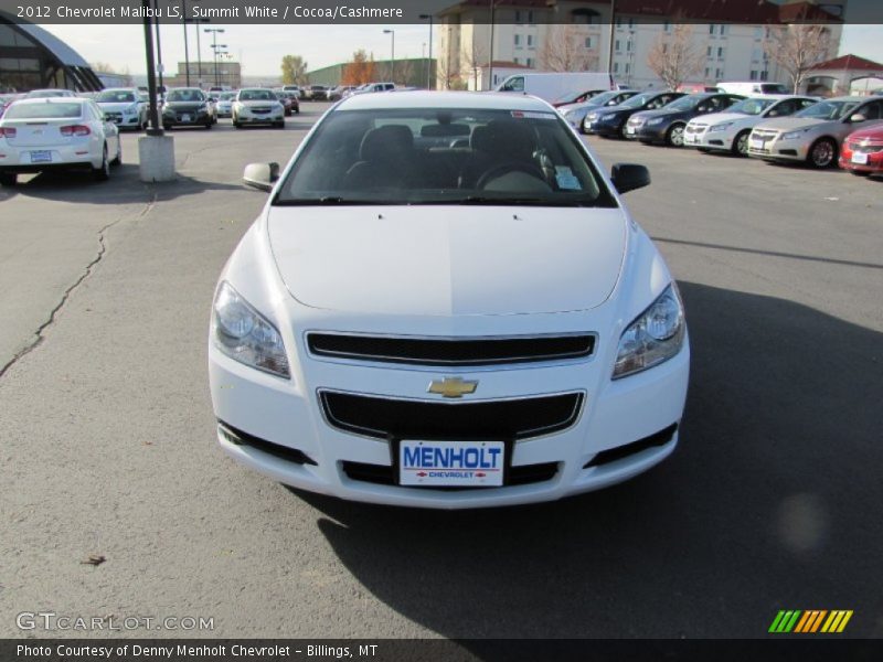Summit White / Cocoa/Cashmere 2012 Chevrolet Malibu LS