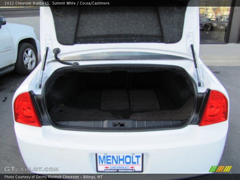 Summit White / Cocoa/Cashmere 2012 Chevrolet Malibu LS