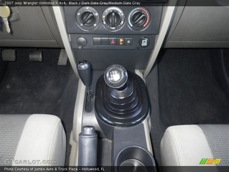 Black / Dark Slate Gray/Medium Slate Gray 2007 Jeep Wrangler Unlimited X 4x4