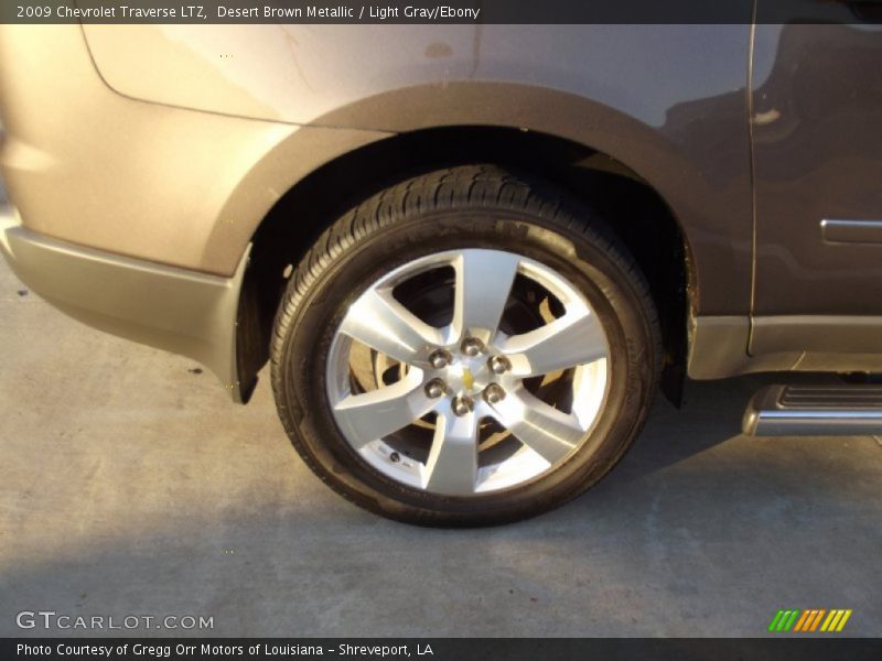 Desert Brown Metallic / Light Gray/Ebony 2009 Chevrolet Traverse LTZ