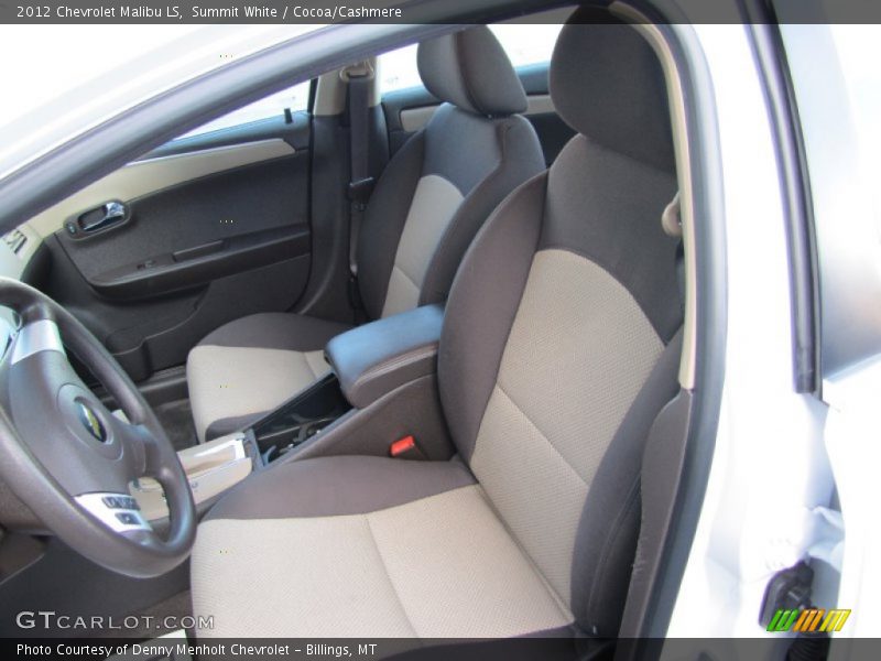 Summit White / Cocoa/Cashmere 2012 Chevrolet Malibu LS