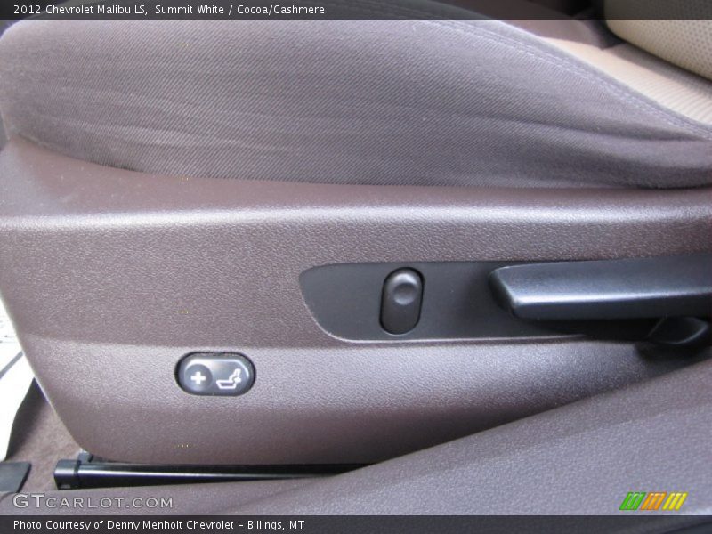 Summit White / Cocoa/Cashmere 2012 Chevrolet Malibu LS