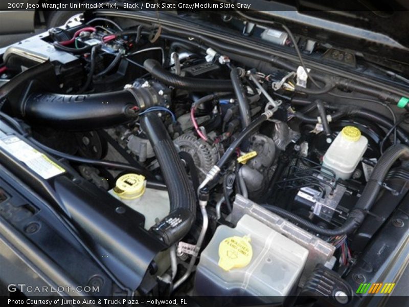 Black / Dark Slate Gray/Medium Slate Gray 2007 Jeep Wrangler Unlimited X 4x4