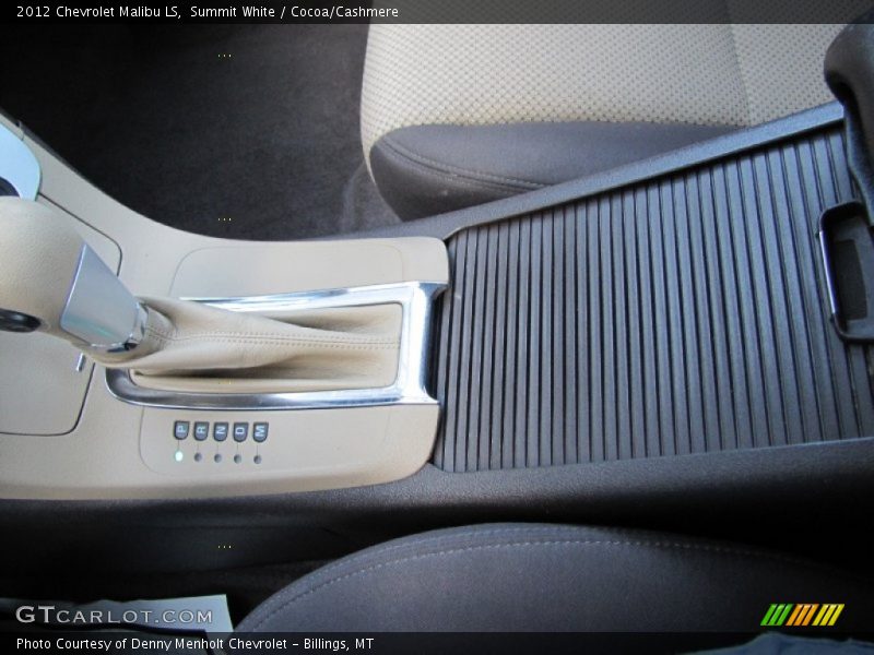 Summit White / Cocoa/Cashmere 2012 Chevrolet Malibu LS