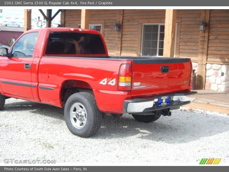 Fire Red / Graphite 2001 GMC Sierra 1500 SL Regular Cab 4x4