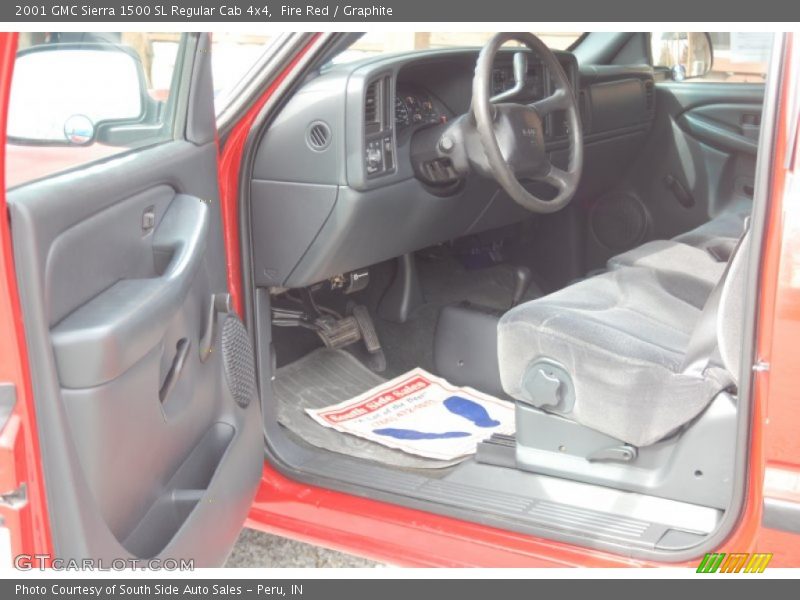 Fire Red / Graphite 2001 GMC Sierra 1500 SL Regular Cab 4x4