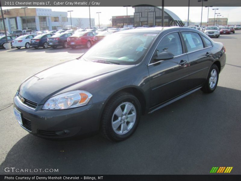 Cyber Gray Metallic / Gray 2011 Chevrolet Impala LT