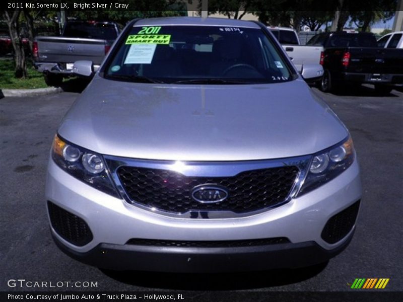 Bright Silver / Gray 2011 Kia Sorento LX