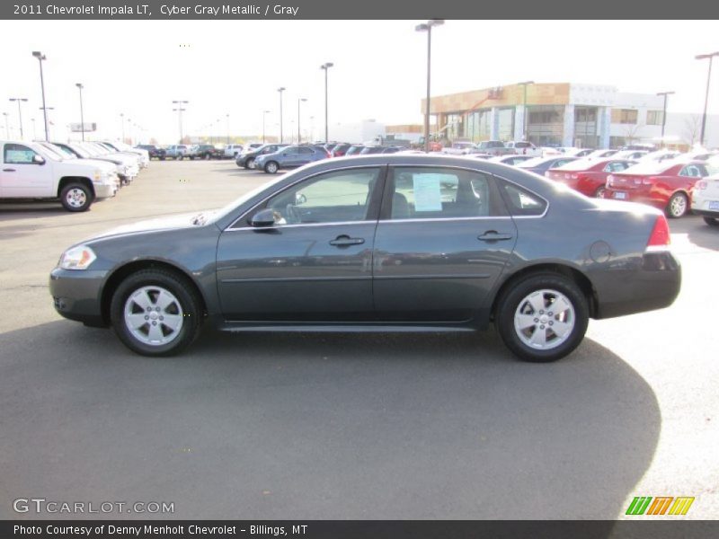 Cyber Gray Metallic / Gray 2011 Chevrolet Impala LT