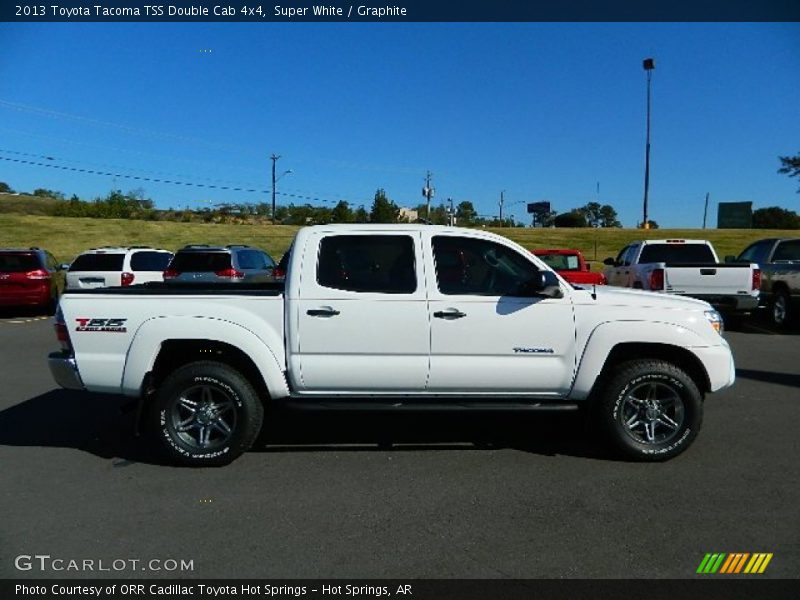 Super White / Graphite 2013 Toyota Tacoma TSS Double Cab 4x4