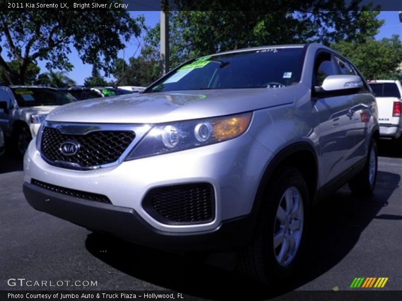 Bright Silver / Gray 2011 Kia Sorento LX