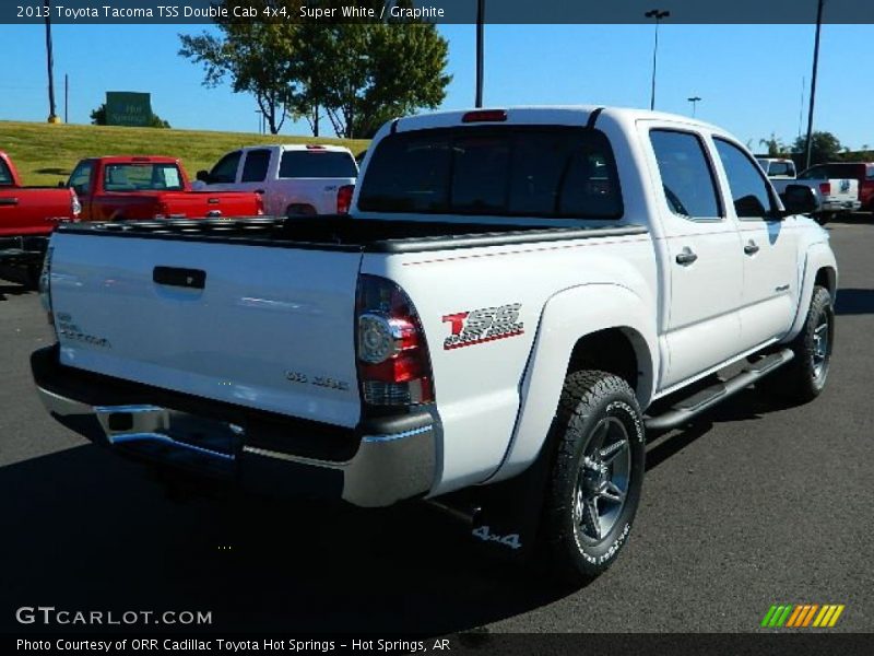 Super White / Graphite 2013 Toyota Tacoma TSS Double Cab 4x4