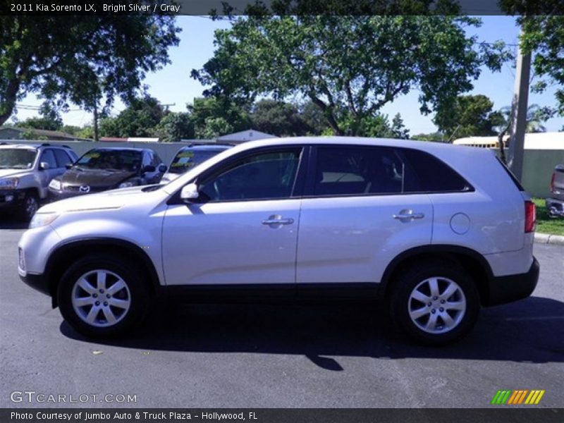 Bright Silver / Gray 2011 Kia Sorento LX