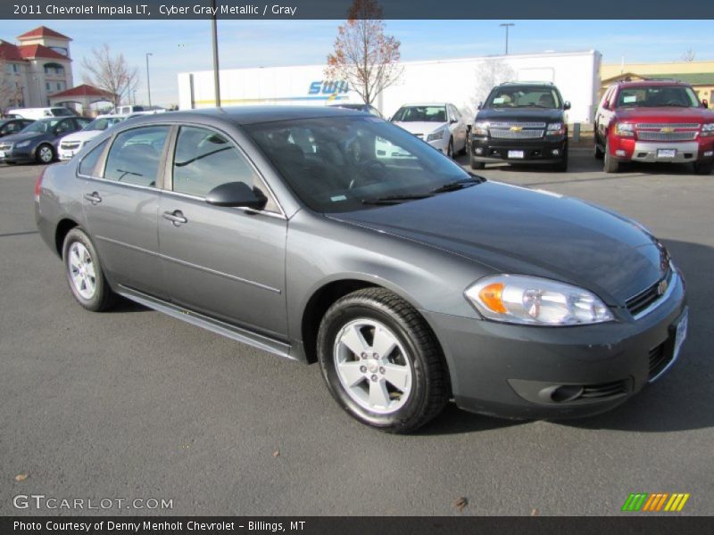 Cyber Gray Metallic / Gray 2011 Chevrolet Impala LT