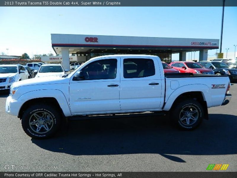 Super White / Graphite 2013 Toyota Tacoma TSS Double Cab 4x4