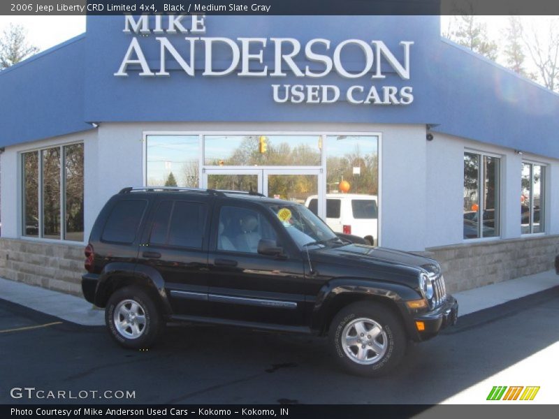 Black / Medium Slate Gray 2006 Jeep Liberty CRD Limited 4x4