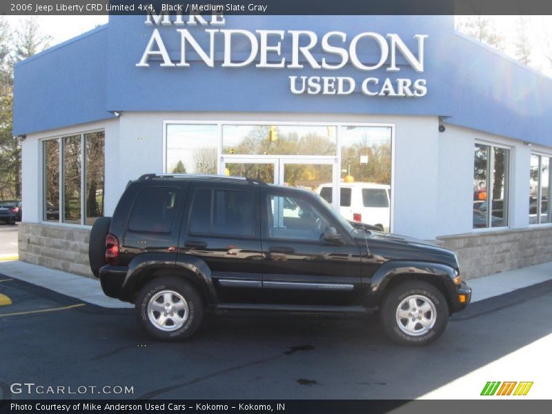 Black / Medium Slate Gray 2006 Jeep Liberty CRD Limited 4x4