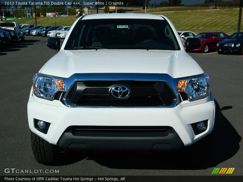 Super White / Graphite 2013 Toyota Tacoma TSS Double Cab 4x4