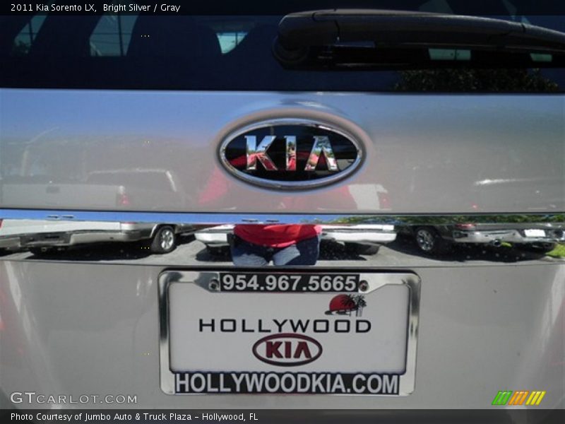 Bright Silver / Gray 2011 Kia Sorento LX