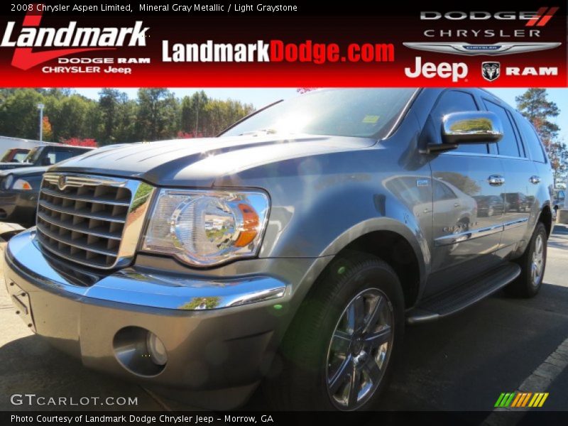 Mineral Gray Metallic / Light Graystone 2008 Chrysler Aspen Limited