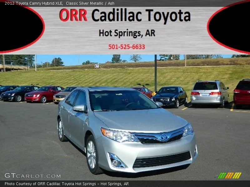 Classic Silver Metallic / Ash 2012 Toyota Camry Hybrid XLE