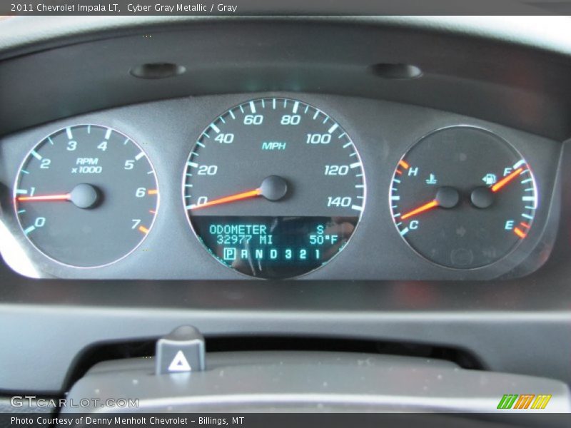 Cyber Gray Metallic / Gray 2011 Chevrolet Impala LT
