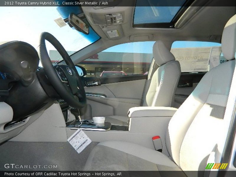 Classic Silver Metallic / Ash 2012 Toyota Camry Hybrid XLE