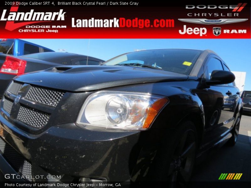 Brilliant Black Crystal Pearl / Dark Slate Gray 2009 Dodge Caliber SRT 4