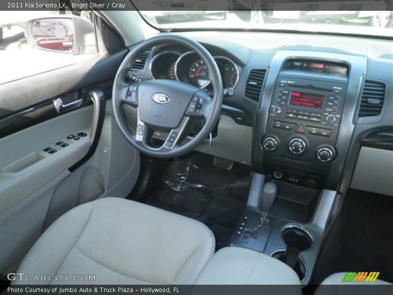 Bright Silver / Gray 2011 Kia Sorento LX