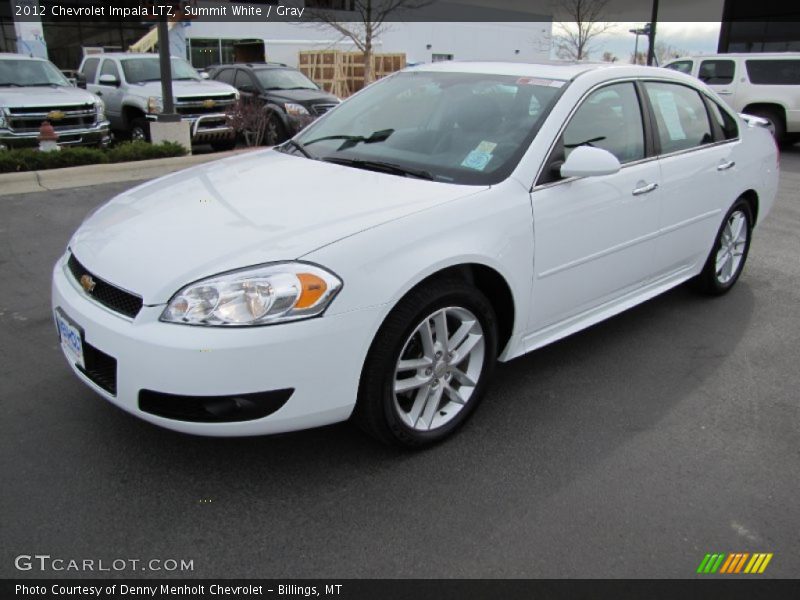 Summit White / Gray 2012 Chevrolet Impala LTZ
